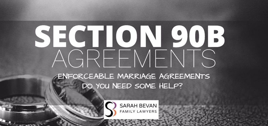 Family Lawyers Sydney Section 90B PreNuptial Agreement